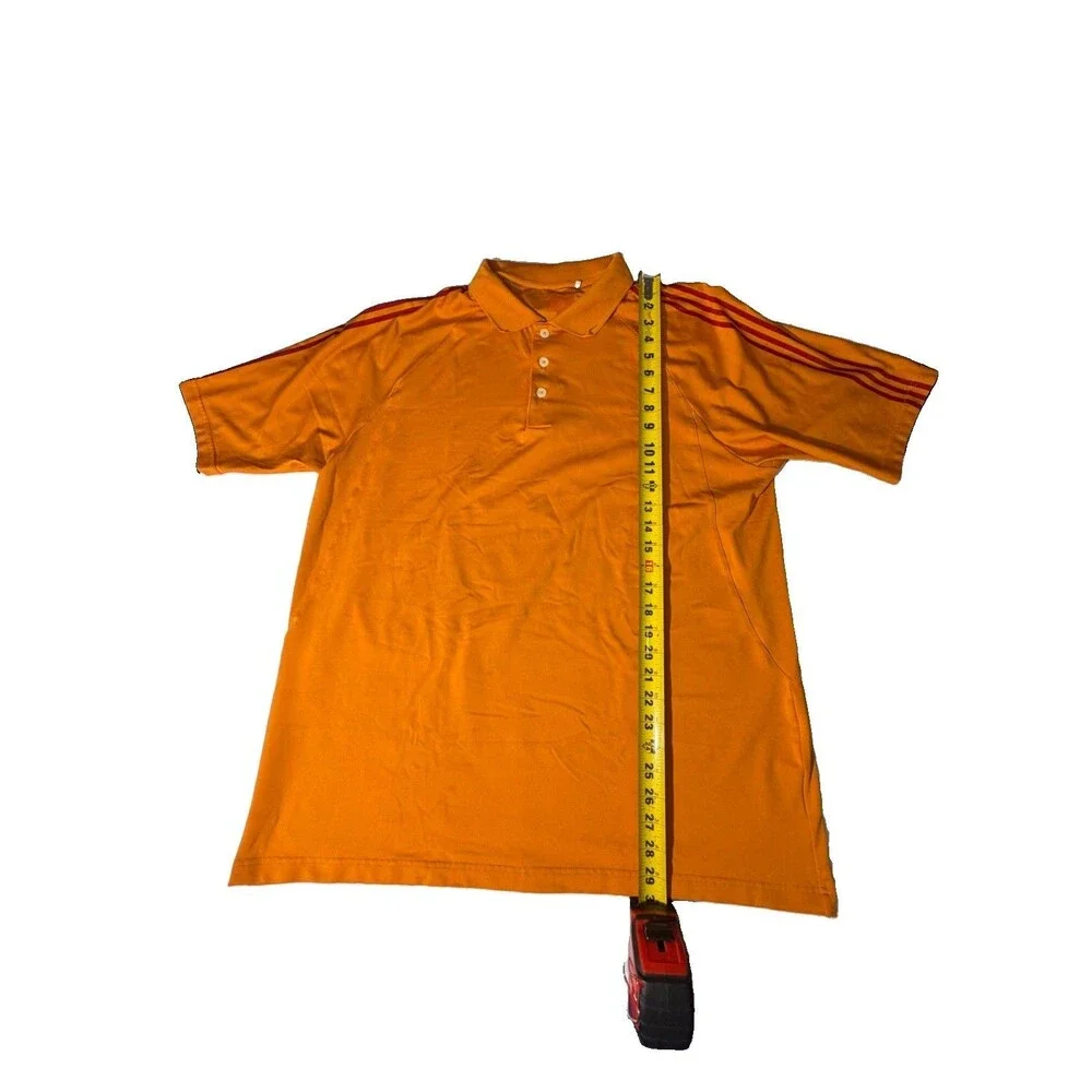 Adidas ClimaCool Golf Polo Men’s 2XL Orange Short Sleeve Performance Shirt